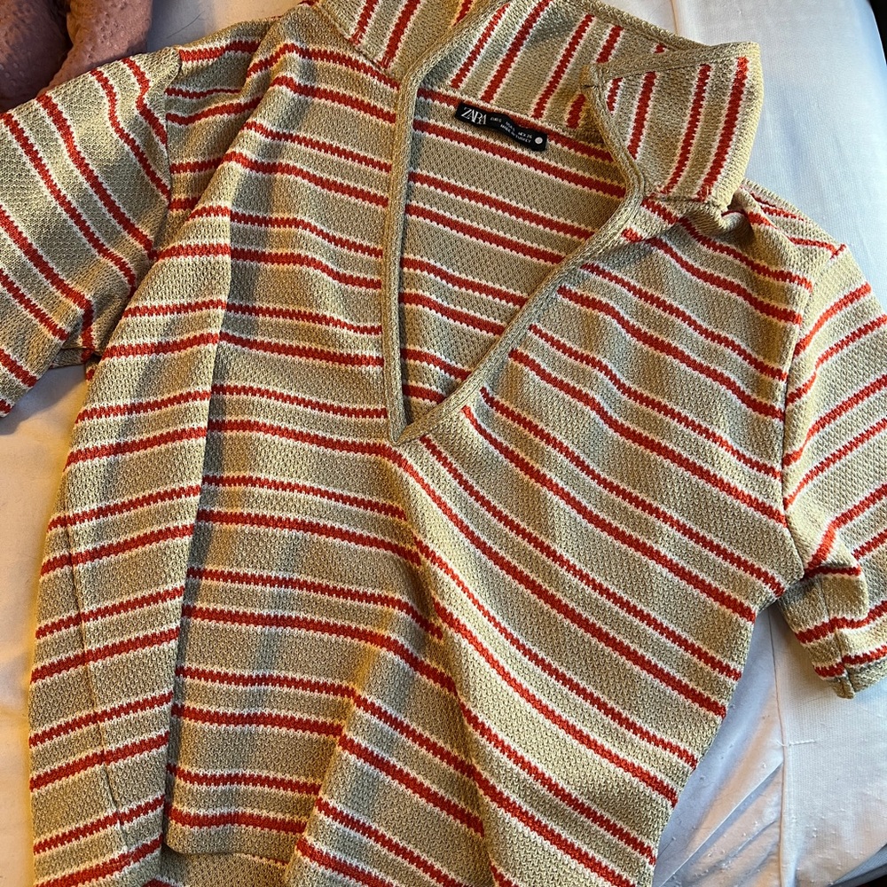 Zara short sleeve blouse